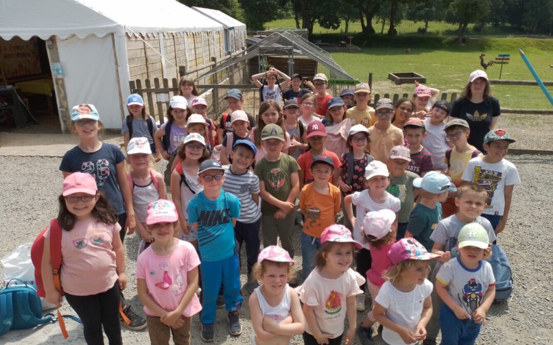 Sortie scolaire à la ferme pédagogique de Lanvellec